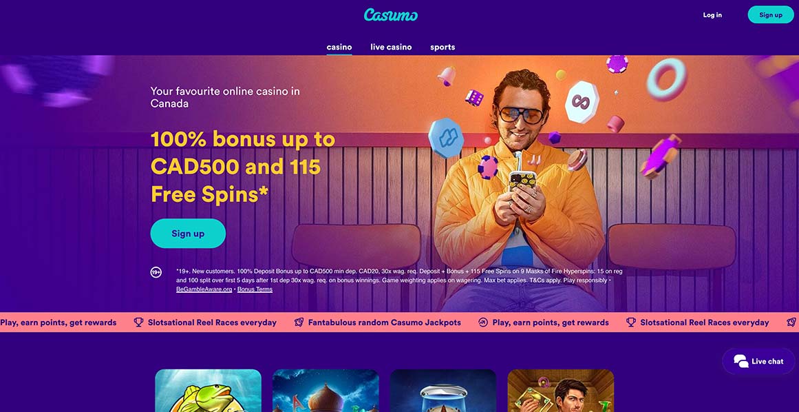 Casumo Welcome Bonus