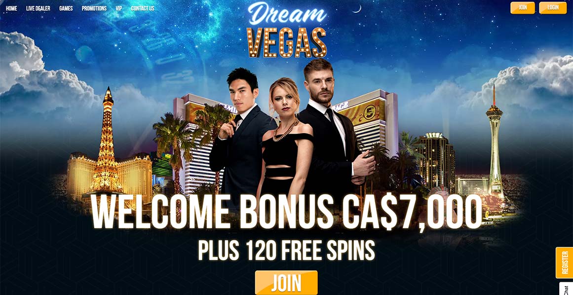 Dream Vegas Welcome Bonus Offer