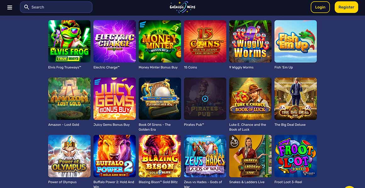 Galatic Wins - Game Library